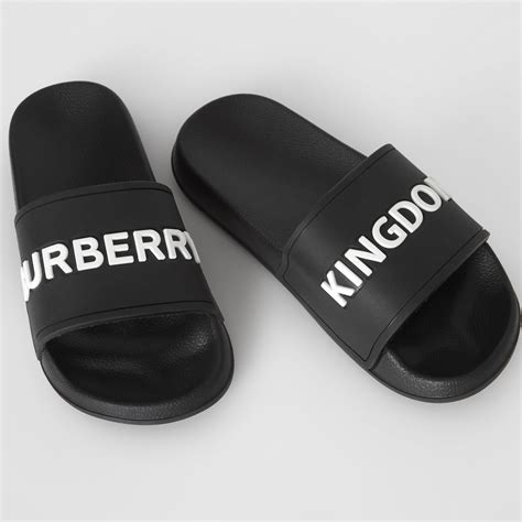 burberry kingdom slides|burberry slides for sale.